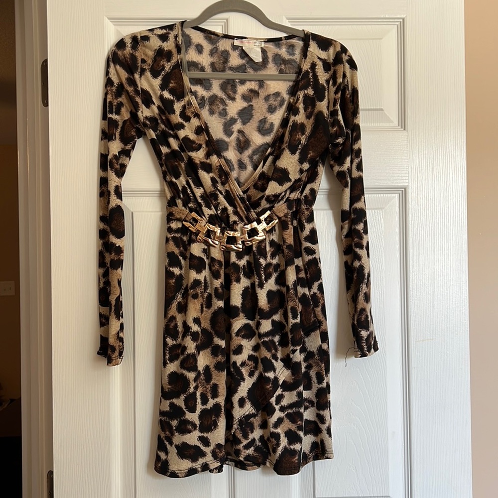 Small cheetah dress